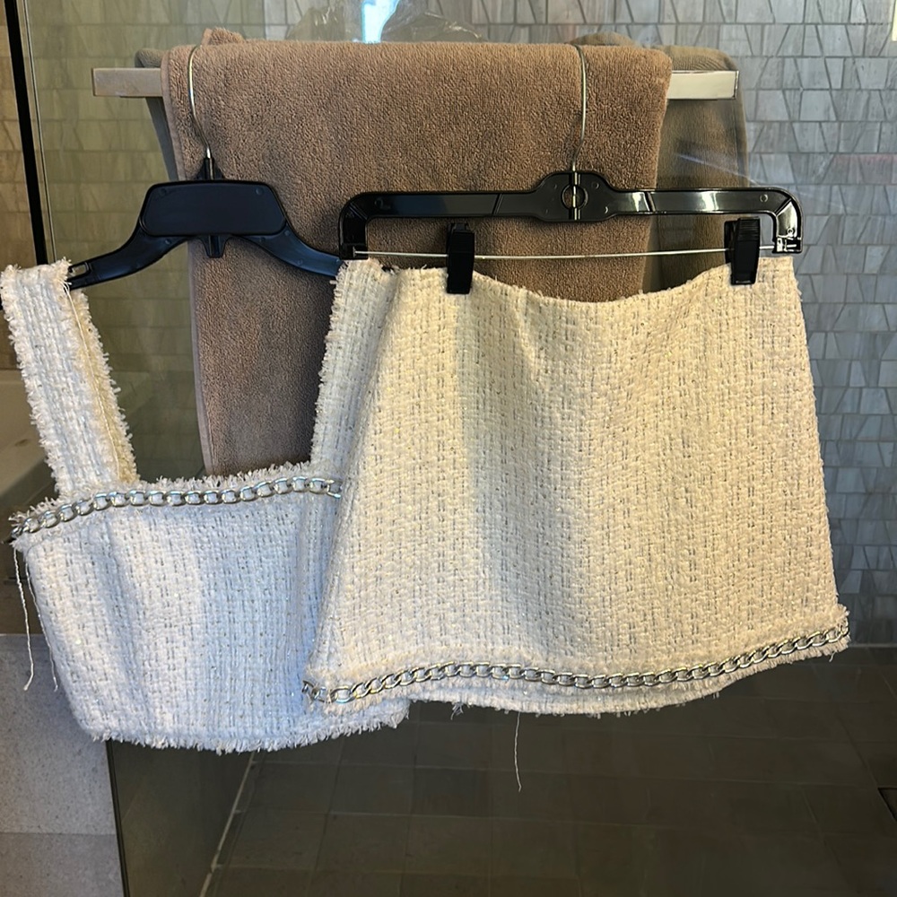 Alice and Olivia tweed set